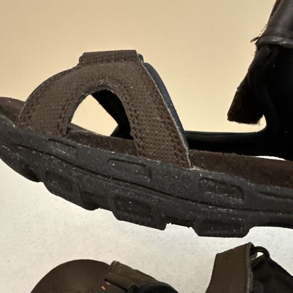 Skechers Relaxed Fit Memory Foam 360 Sandals Brown Men’s Size 10 SN 64487 - Picture 13 of 15